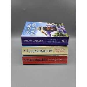 Susan Mallery Paperback book Lot of 3 Sisters Like Us, Secrets Of the Tulip...